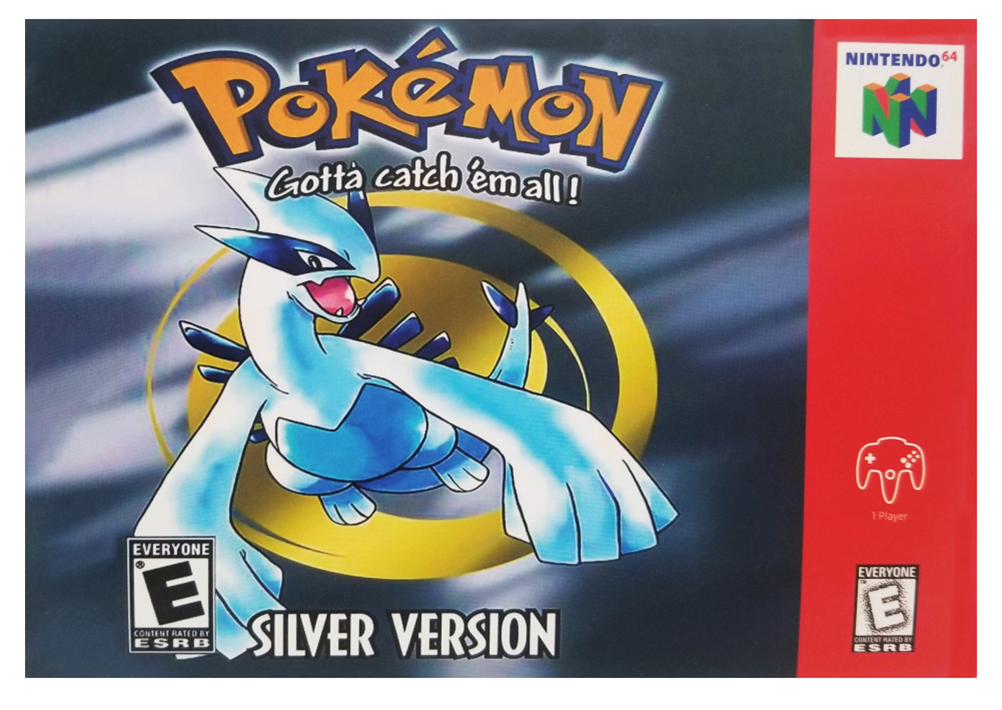 Display Box for Pokémon Silver Version For Nintendo 64 N64 NTSC-U