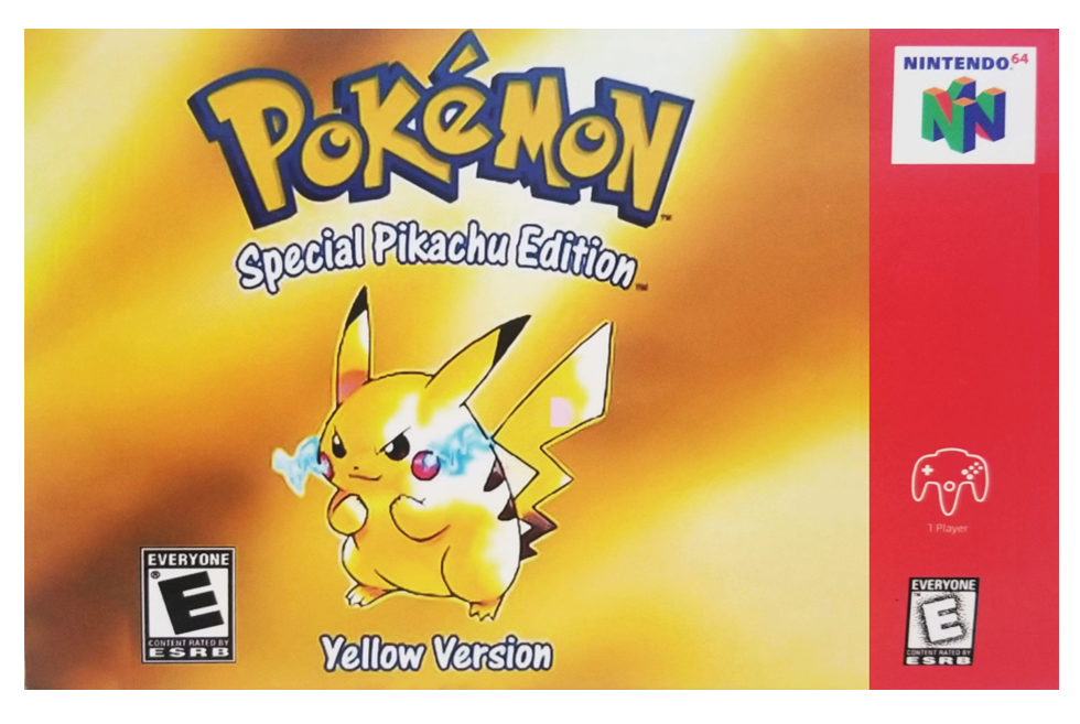 Display Box for Pok mon Yellow Version For Nintendo 64 N64 NTSC U