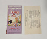 Walt Disney Mini Classics Mickey's Magical World VHS Tape (1988)