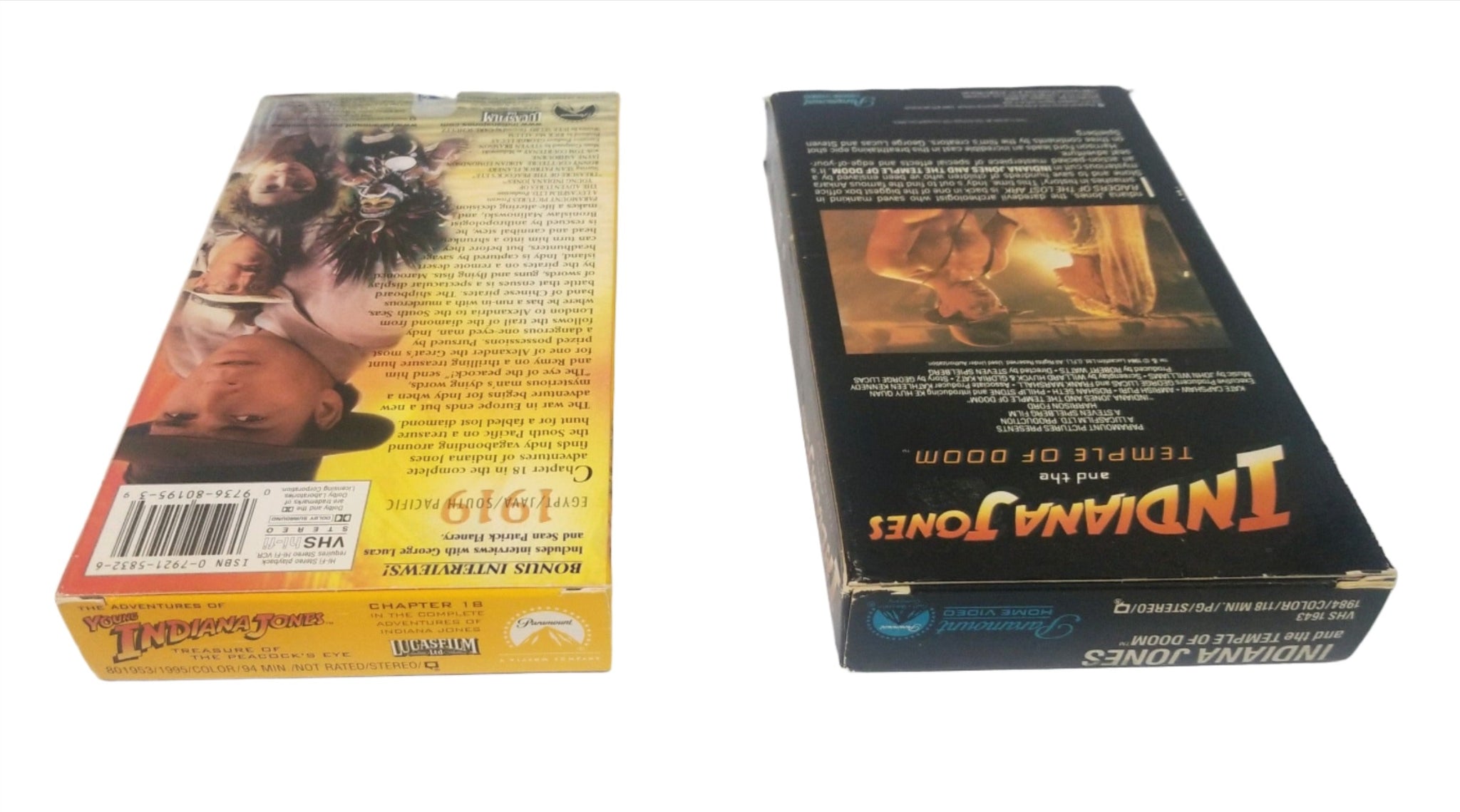 Indiana Jones VHS Tapes - Lot of 2 – Geek Guilt