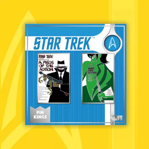 Star Trek Enamel Pin Badge Set 1.4 A Piece of Action & Whom Gods Destroy