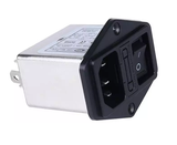 AC Power Socket with EMI Filter Switch 10A