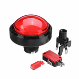 60mm LED Arcade Push Button – Large Round Illuminated Game Button