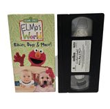 Sesame Street Elmo's World Babies, Dogs & More! VHS Tape (2000)