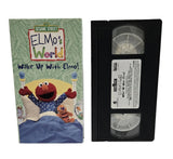 Sesame Street Elmo's World Wake Up With Elmo! VHS Tape (2002)