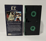 E.T. The Extra-Terrestrial VHS Tape Black and Green Tape (1982)