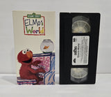 Sesame Street Elmo's World VHS Tape (2000)