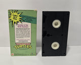 Teenage Mutant Ninja Turtles Invasion of the Turtle Snatchers VHS Tape (1990)