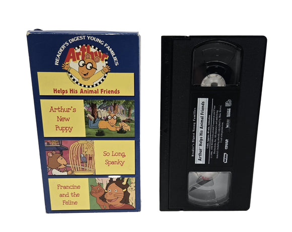 Arthur Helps His Animal Friends VHS Tape  (2002)