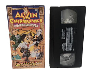 Alvin and the Chipmunks Daytona Jones VHS Tape and The Pearl of Wisdom (1995)