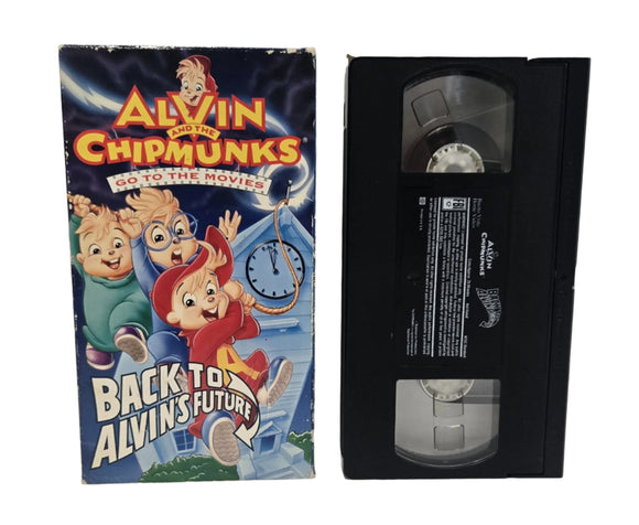Alvin and the Chipmunks Back to Alvin's Future VHS Tape (1992)