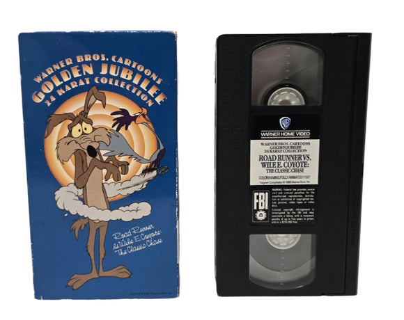 Warner Bros. Cartoons Golden Jubilee 24 Karat Collection VHS Tape (1985)