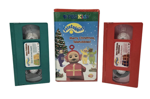 Teletubbies Merry Christmas Teletubbies! VHS Tapes (1999)