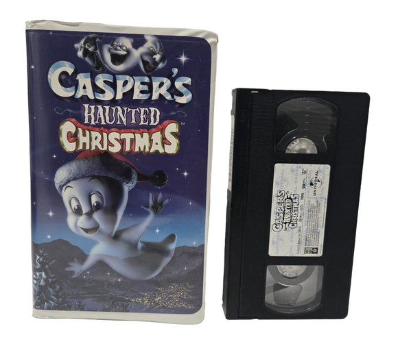 Casper's Haunted Christmas Clamshell VHS Tape (2000)