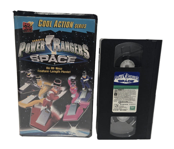 Power Rangers Space Clamshell VHS Tape (1998)
