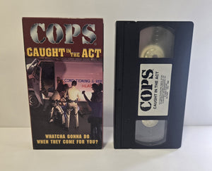 COPS Caught in the Act VHS Tape (1996)