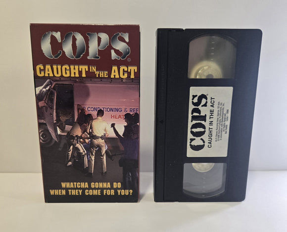 COPS Caught in the Act VHS Tape (1996)