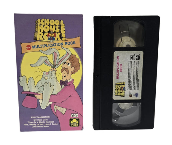 School House of Rock Multiplication Rock VHS Tape (1987)