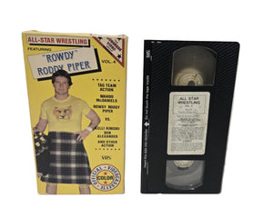 All-Star Wrestling "Rowdy" Roddy Piper VHS Tape Vol. 4 (1985)