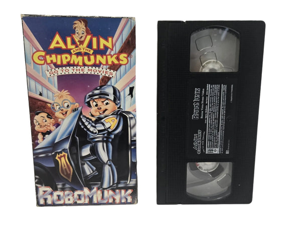 Alvin and the Chipmunks Robomunk VHS Tape (1996)