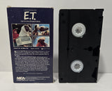E.T. VHS Tape -  All Black Video Tape (1982)