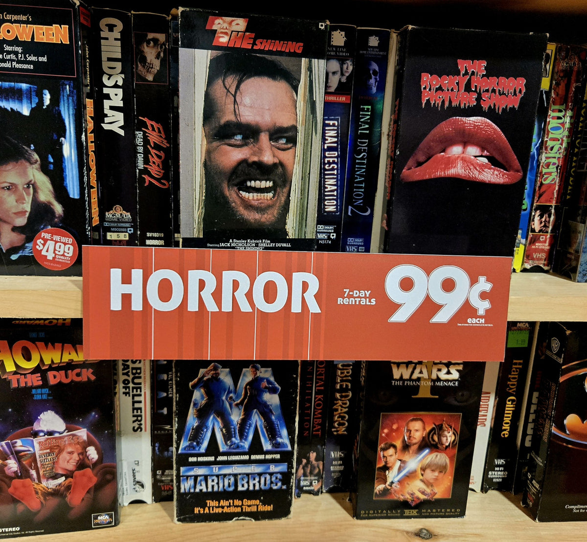 Mini VHS/DVD Rental Marquee Sign Set – Geek Guilt