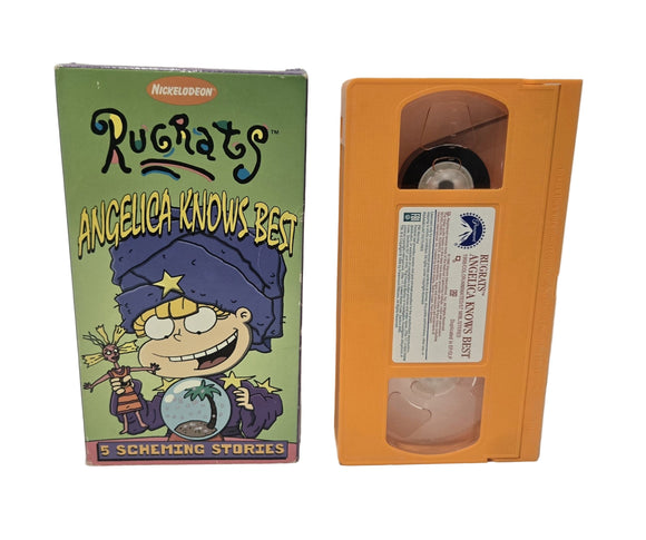 Rugrats Angelica Knows Best VHS Tape (1998)