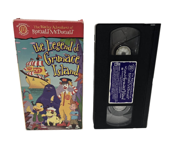The Wacky Adventure of Ronald McDonald the Legend of Grimace Island VHS Tape (1998)