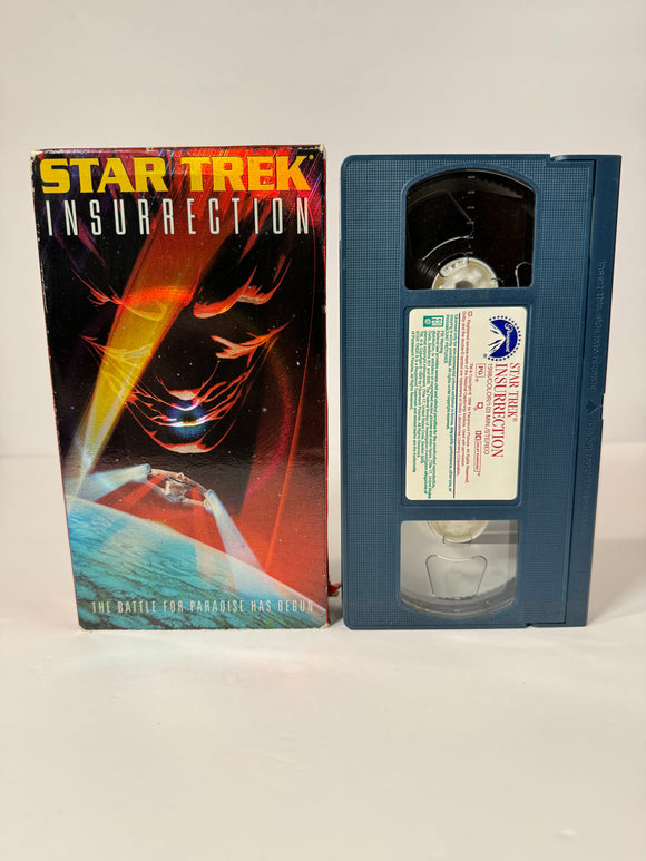 Star Trek Insurrection VHS Tape (Blue) (1999)