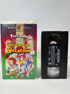 TinyToon Adventures How I spent My Vacation VHS Tape (1991)