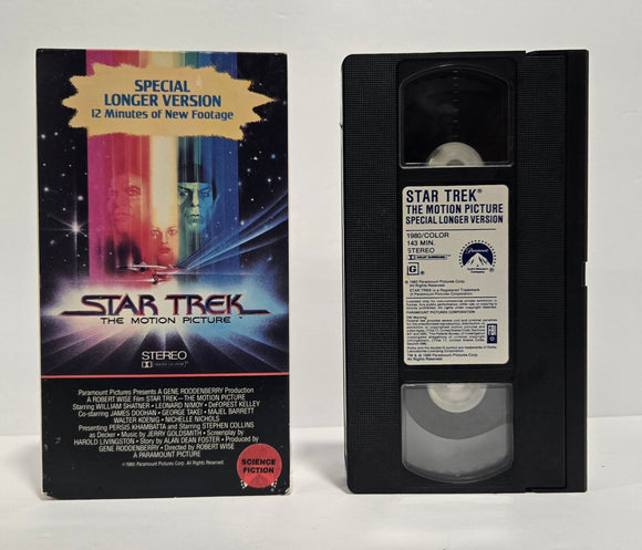 Star Trek Motion Picture VHS Tape (1991)