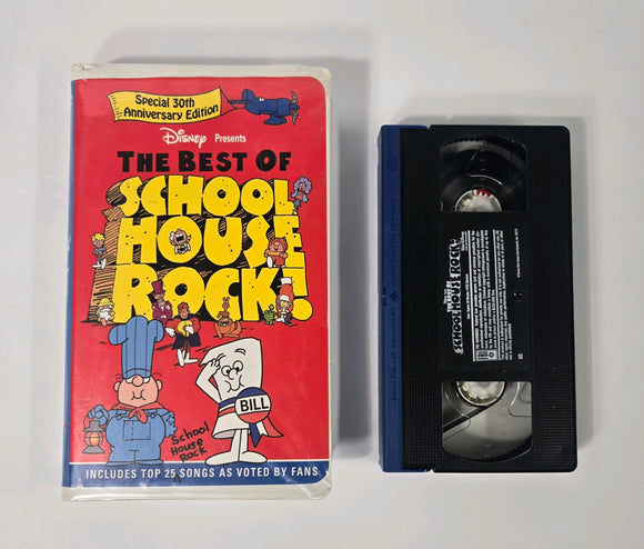 The Best of School House Rock! VHS Tape - Clamshell Case