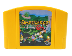 Simpsons Kart 64 Cartridge Game For Nintendo 64 N64 NTSC-U/C US