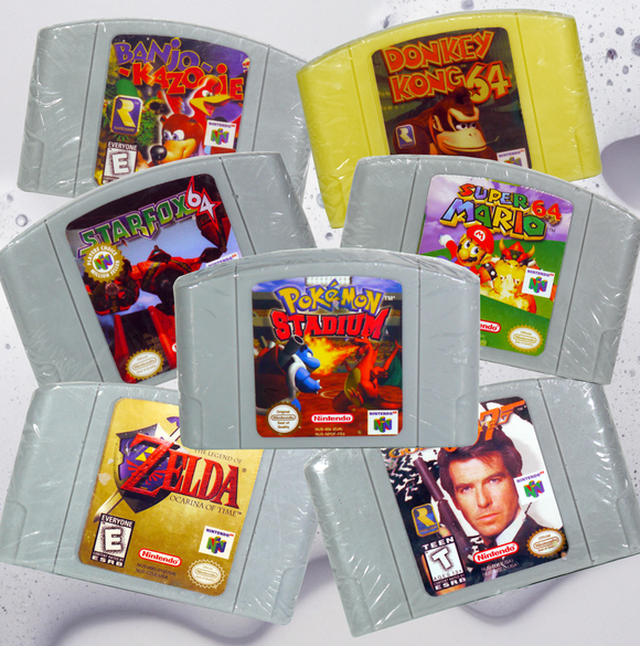 N64 Video Game Cartridge Novelty Bar Soap