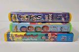 The Wiggles VHS Lot of 3, Hoop-Dee-Doo, Space Dancing & Wiggly Play Time