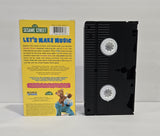 Sesame Street Let's Make Music VHS Tape (2000)