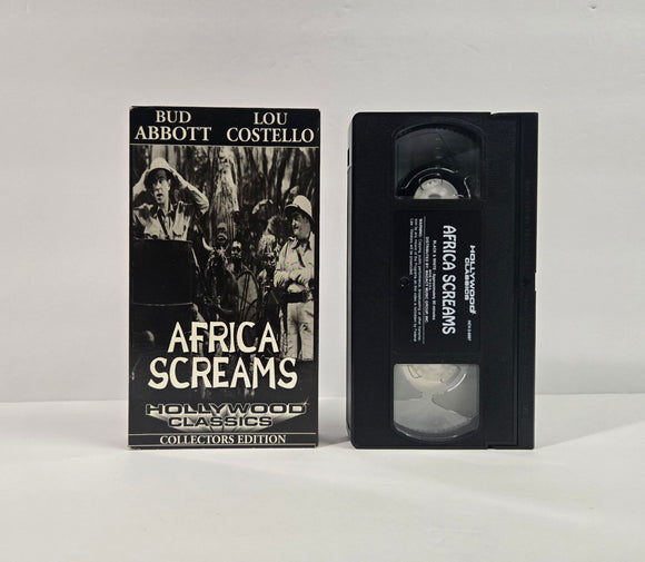 Abbott & Costello AFRICA SCREAMS VHS Tape (1994)