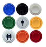 28mm American Style Arcade Push Button – Concave Design
