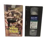 Wallace & Gromit The Wrong Trousers Out VHS Tape (1993)