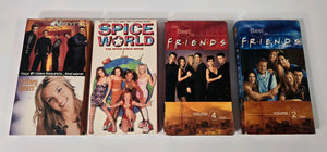 Lot of 4 VHS Tapes - Spice World, Friends Vol 2 & 4, NSYNC & Britney Spears