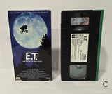 E.T. The Extra-Terrestrial VHS Tape Black and Green Tape (1982)