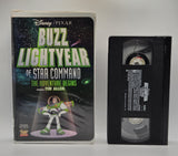 Buzz Lightyear of Star Command The Adventure Begins Clamshell VHS Tape (2000)