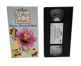Sesame Street Elmo's  World Flowers, Bananas & More! VHS Tape (2000)