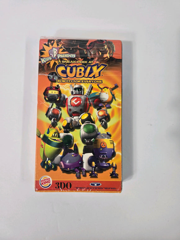 CUBIX VHS Tape Robots for Everyone - 2001 Burger King Promo