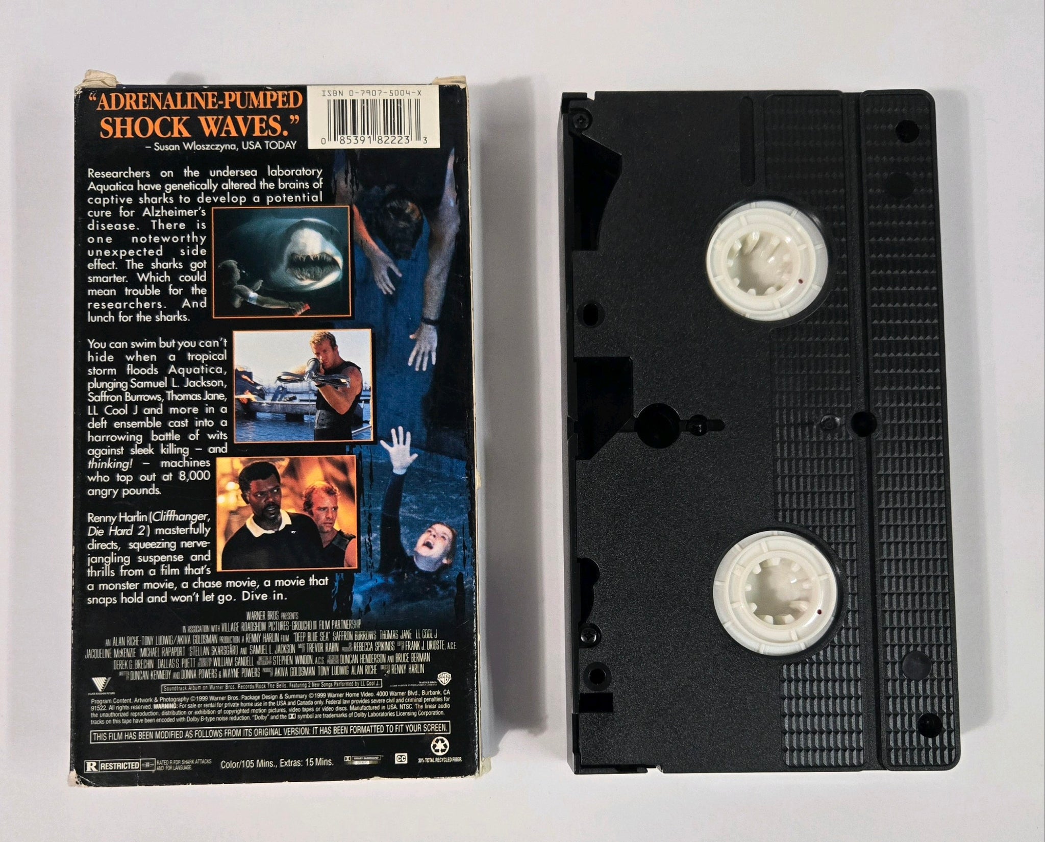 Deep Blue Sea (VHS Tape) 1999 – Geek Guilt