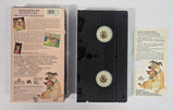 All Dogs Go To Heaven VHS Tape with Promo Paper (1989)