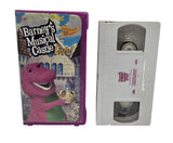 Barney's Musical Castle Live! Clamshell VHS Tape (2001)