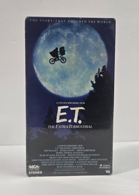 E.T. VHS Tape Green Flap, Sealed (1982)