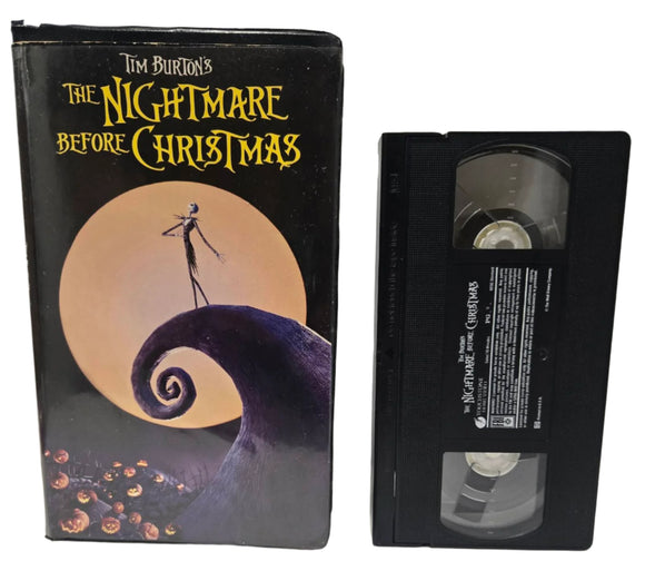 The Nightmare Before Christmas Clamshell VHS Tape (1993)