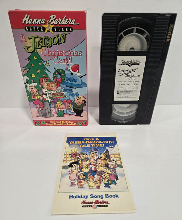 A Jetson Christmas Carol VHS Tape with Promotional Papers (1985)